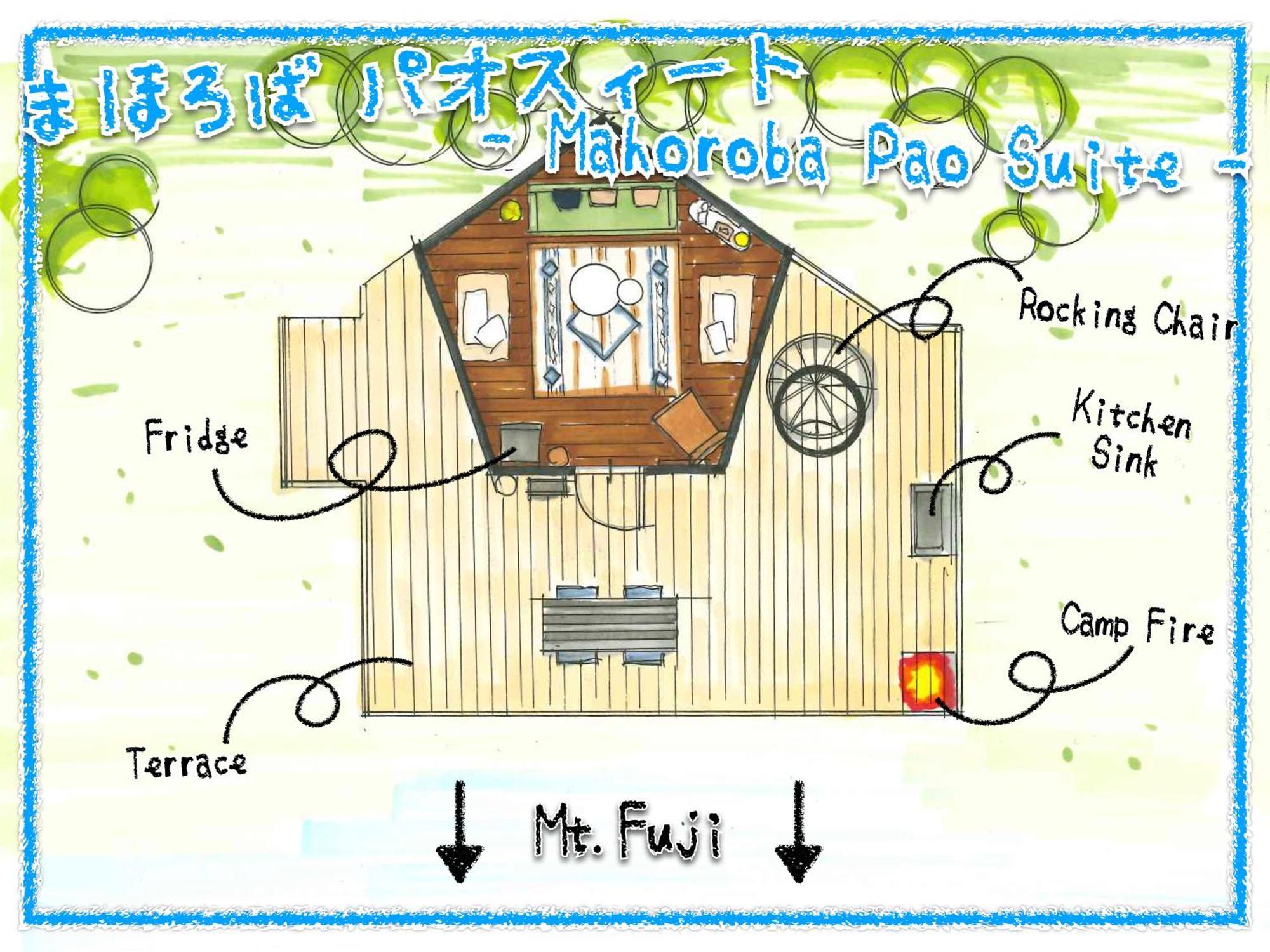 ホテル Retreat Camp Mahoroba 富士河口湖町 エクステリア 写真